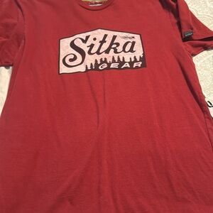 Sitka Gear Men's Classic Red Tee
